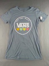 NEW NWT Vans Off The Wall Hearts Classic Fit Size Large Women’s T Shirt