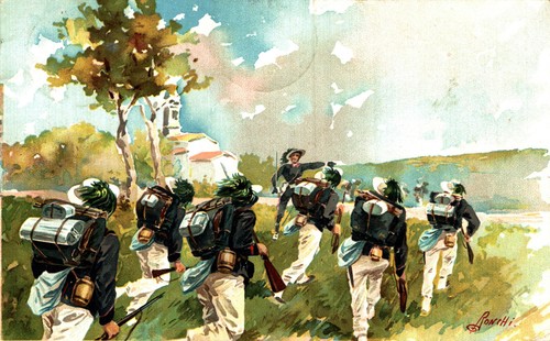 Ww1 wwi ronchi - ronchi, bersaglieri