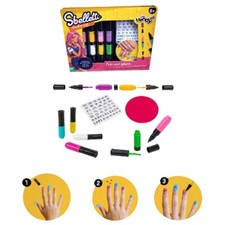 Kit decoro Unghie con 8 smalti