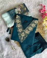 Set Kurti donna ricamato