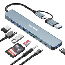 DEMKICO 8 in 1 Hub USB C con 4