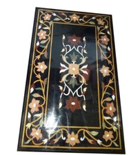 Piano Del Tavolo In Marmo Nero