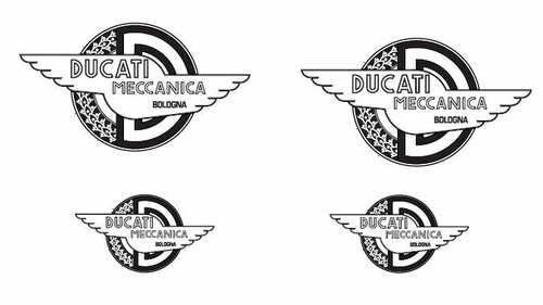 Adesivi stickers ducati - 4,