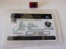 RUBINO  (certificato)