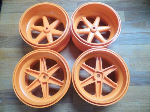 Lot jantes pmt oranges fg - lot, 4