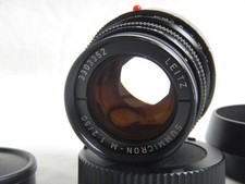 Leica Summicrum-M 50mm f2 + UV Filter + HOOD + Caps Very Good Conditions