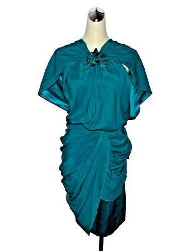 Vionnet mini abito increspato - mini,
