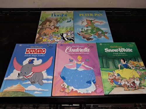 Five golden book disney s - golden, book,