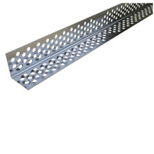 profilo PARASPIGOLO ACCIAIO 90° GUIDA ANGOLARE FORATO CARTONGESSO elle metri 3