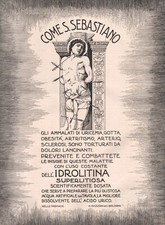 PUBBLICITA' 1932 IDROLITINA