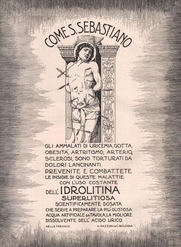 Pubblicita 1932 idrolitina - 1932,