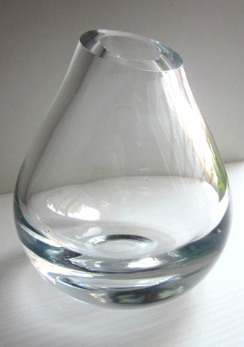 Vaso moderno vetro - vaso, trasparente