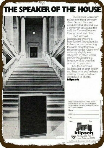 1979 klipsch cornwall - 1979,