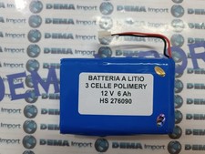batteria 12V protetta DC 12V 6000mAh ai polimeri di litio 3 celle 276090