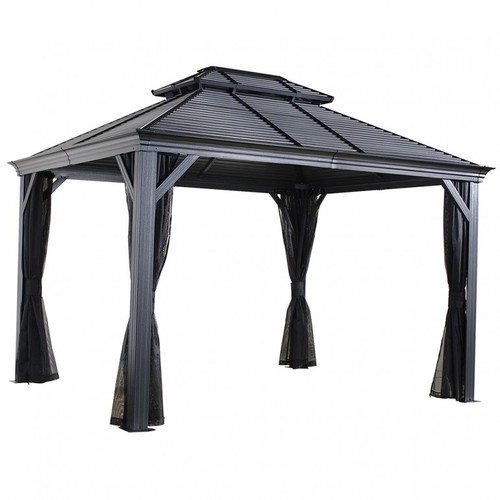 Gazebo alluminio acciaio - in,
