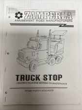 ZAMPERLA "TRUCK STOP" Manuale Istruzioni Divertimento Guida Impostazione e Manutenzione