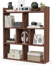 Libreria in noce 7 cubi