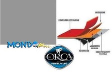 TESSUTO GOMMATO 215  "NEPTUNE GREY" ORCA NEOPRENE/HYPALON 970gr 50x50cm