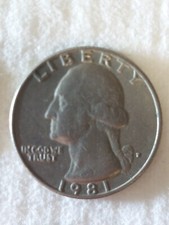 1981 USA QUARTER DOLLAR