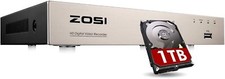 ZOSI 1080P 8CH H.265+ DVR Videoregistratore Digitale 1TB HDD Per CCTV Sistema