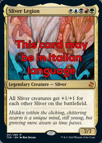 Mtg sliver legion - mtg, exc