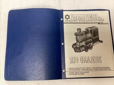 ZAMPERLA "Rio Grande" Manuale di allestimento e manutenzione giro treno divertimento ~ anni '80