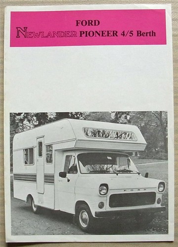 Ford newlander pioneer - ford, caravan