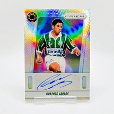 2024-25 Panini Prizm Club World Cup Roberto Carlos Auto Argento /99 - Palmeiras