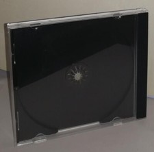 CUSTODIA CD 1 POSTO TRAY NERO 10.4 MM  CONFEZIONE DA 5 PZ