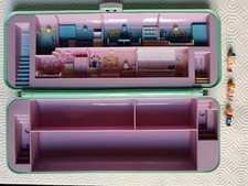 Polly Pocket Bluebird - Pencil Case (Astuccio) 1990 con tre personaggi 