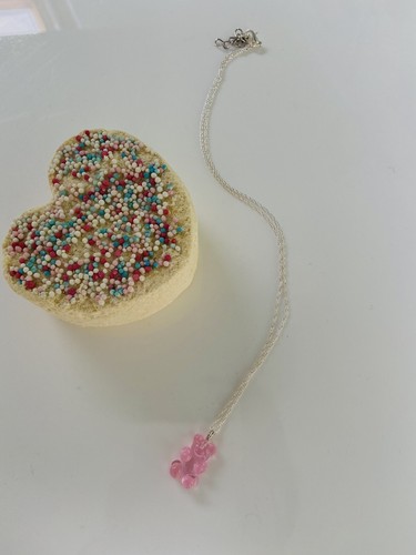 Collana con orsetto rosa - orsetto,