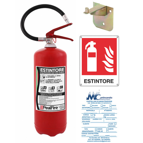 2026 estintore polvere 6 kg - estintore,