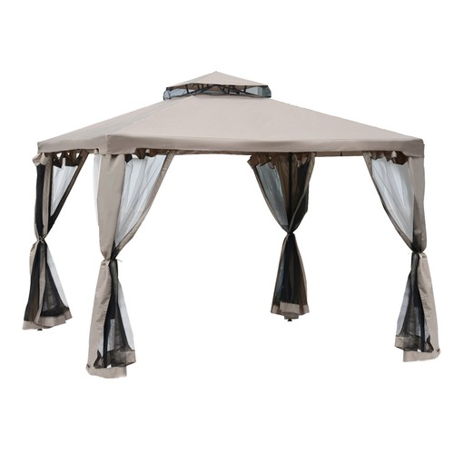 Gazebo giardino 3x3m - gazebo, con