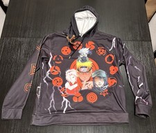 Felpa nera con cappuccio