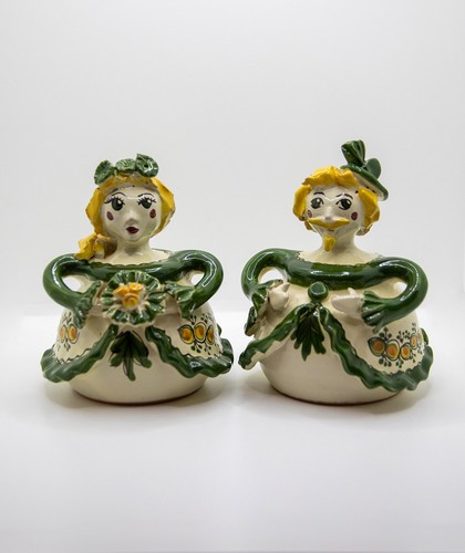 Coppia figurini ceramica - in,