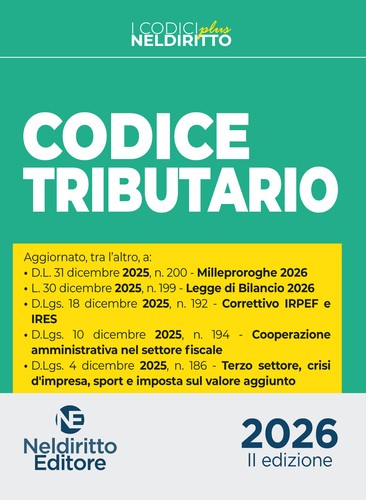 Codice diritto tributario - codice,