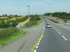 Photo 6x4 The A34 northbound Tufton/SU4546 Near Firgo Cottages. c2015