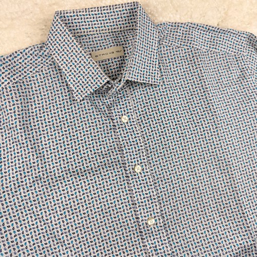 Etro button down shirt - etro, mens