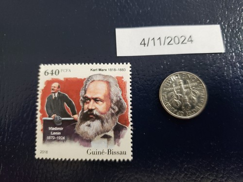 Francobollo karl marx - francobollo, filosofo