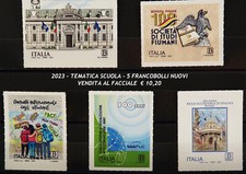 2023 FRANCOBOLLI di ITALIA da