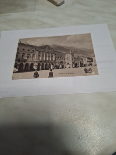Cartolina aosta municipio - aosta,