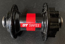 Mozzo anteriore disco 6 bulloni usato DT Swiss 240s MTB 28 fori x larghezza 100mm x asse 15mm
