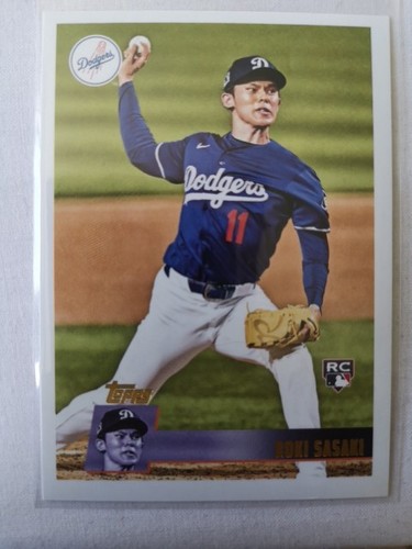 Roki sasaki rookie topps - sasaki,