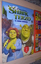 SHREK TERZO IL LIBRO SONORO DREAMWORKS MONDADORI 16 TASTI SUONI CARTONI ANIMATI
