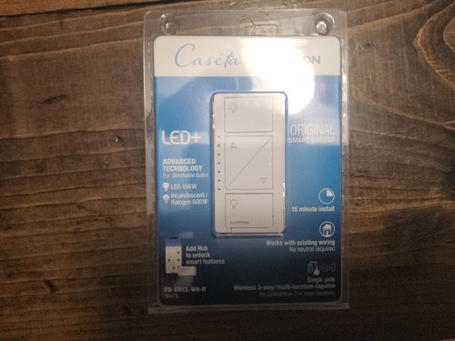 Lutron 6wcl r - lutron, pd-6wcl-wh-r