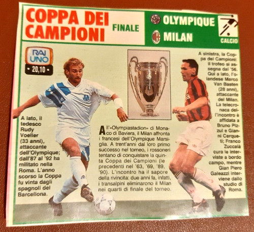 Milan olimpique marsiglia - milan,