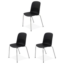 Sedia ELECTRA Seduta Nero e