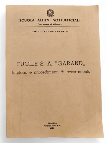 Manuale militare 1959 fucile - militare,