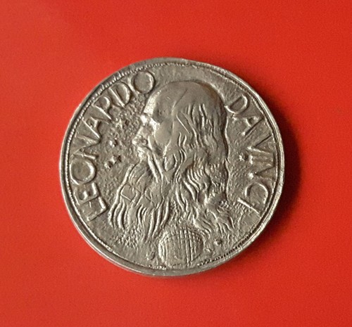 Medaglia leonardo vinci - medaglia,