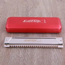 EASTTOP Tremolo Armonica 24 Fori Armonica Professionale Bocca Organo Regalo Nuovo